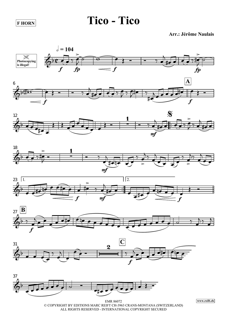 Tico-Tico Tico-Tico Horn scores gallery preview page 3