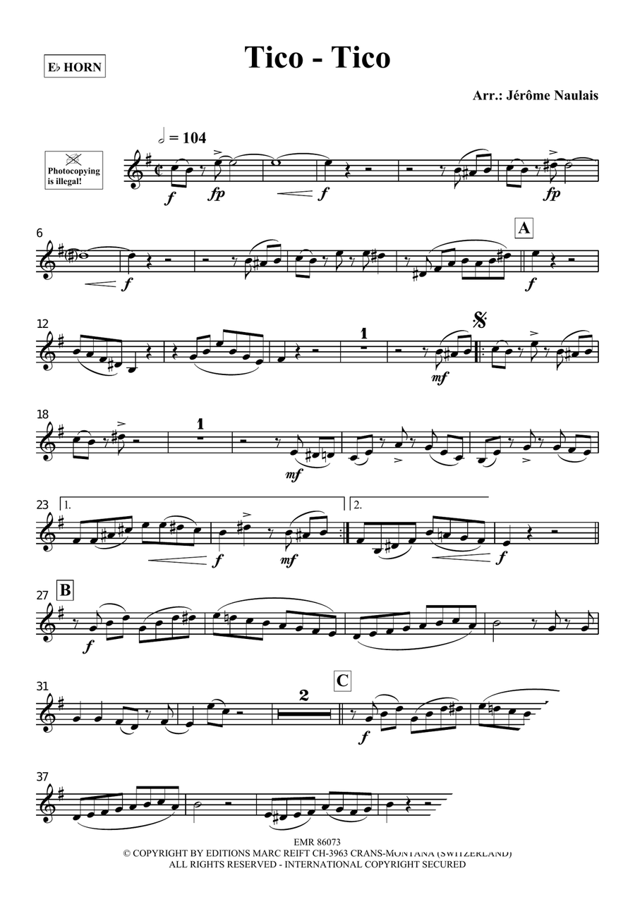 Tico-Tico Tico-Tico Horn scores gallery preview page 3
