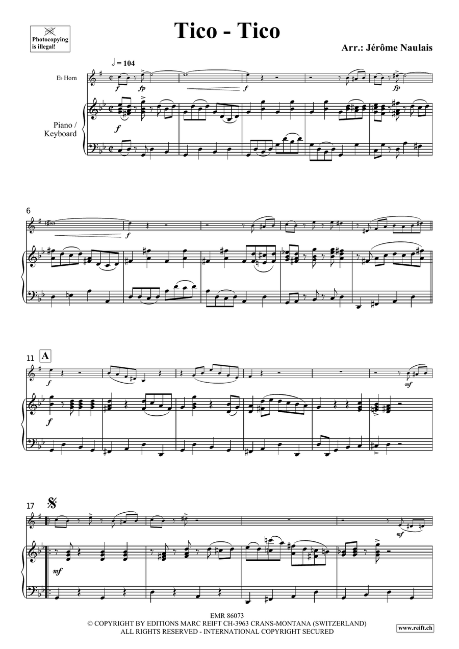 Tico-Tico Tico-Tico Horn scores gallery preview page 4