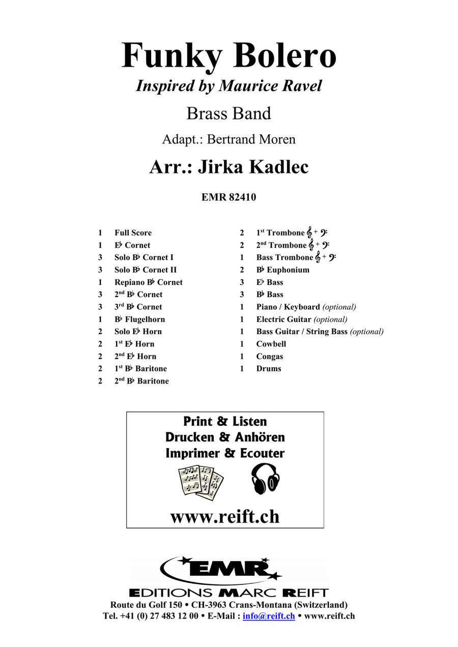 Funky Bolero Funky Bolero Brass Band scores gallery preview page 2
