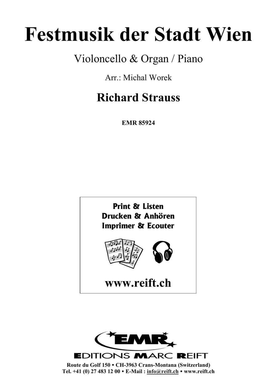 Festmusik der Stadt Wien Festmusik der Stadt Wien Organ scores gallery preview page 2