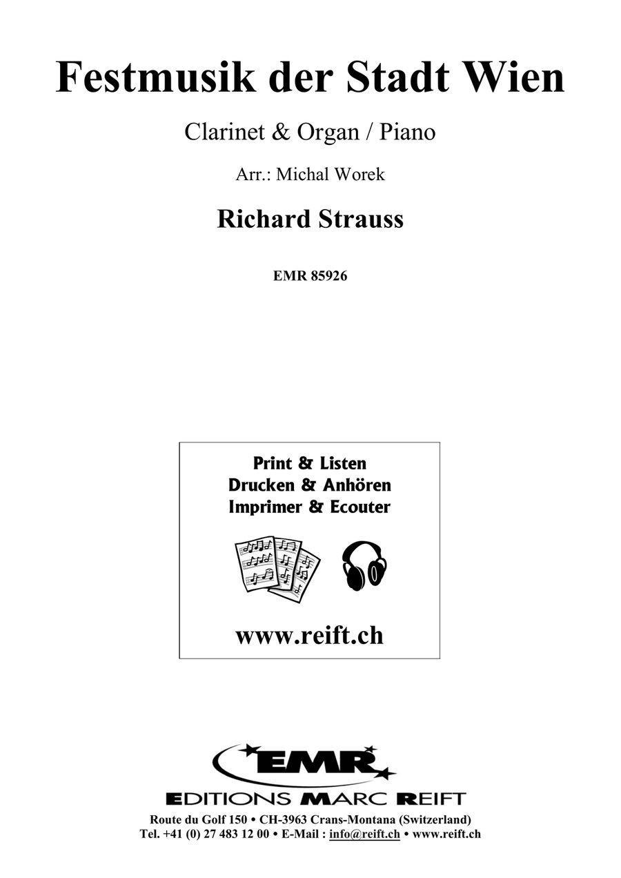 Festmusik der Stadt Wien Festmusik der Stadt Wien Clarinet Solo scores gallery preview page 2