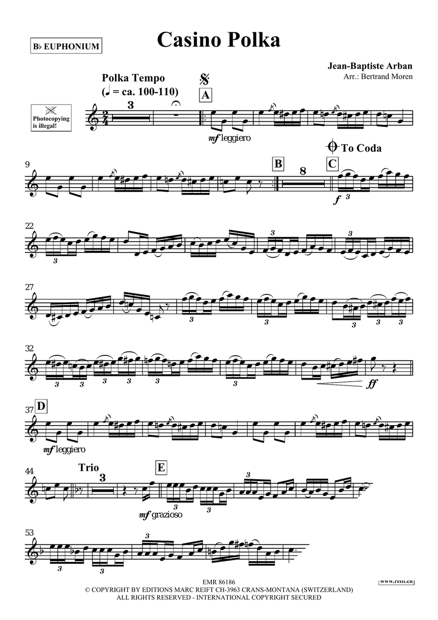 Casino Polka Casino Polka Euphonium scores gallery preview page 3