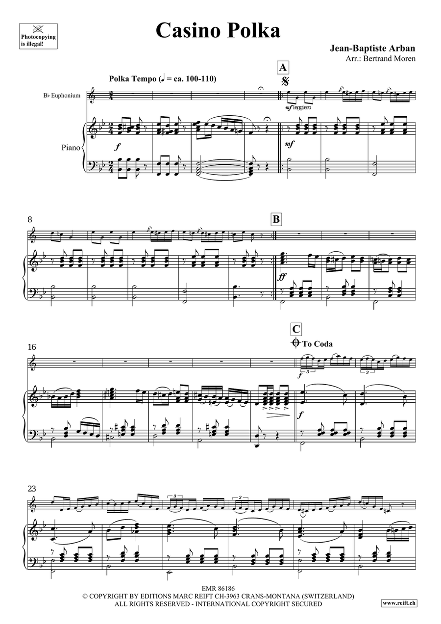 Casino Polka Casino Polka Euphonium scores gallery preview page 4