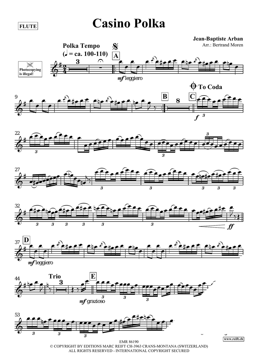 Casino Polka Casino Polka Flute Solo scores gallery preview page 3