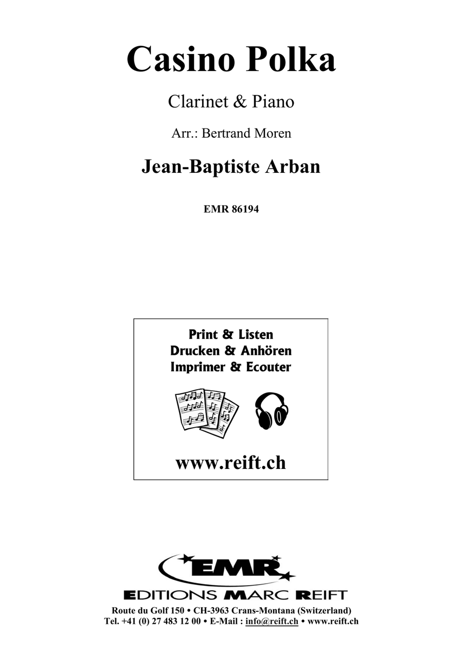 Casino Polka Casino Polka Clarinet Solo scores gallery preview page 2