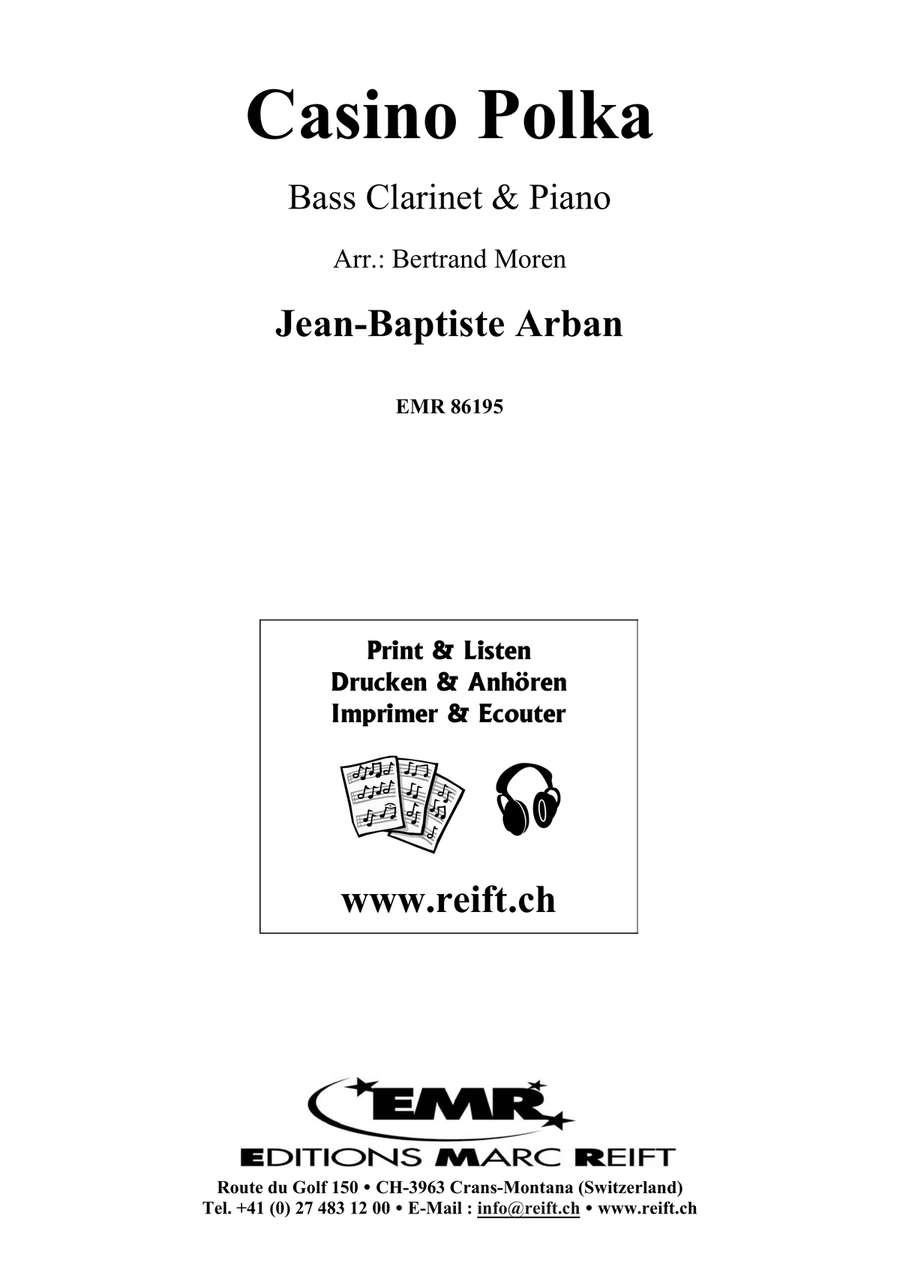 Casino Polka Casino Polka Bass Clarinet scores gallery preview page 2