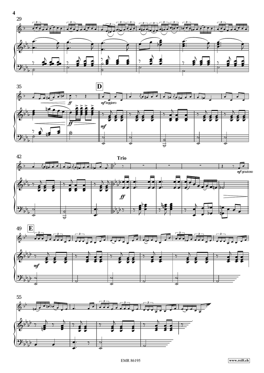 Casino Polka Casino Polka Bass Clarinet scores gallery preview page 5