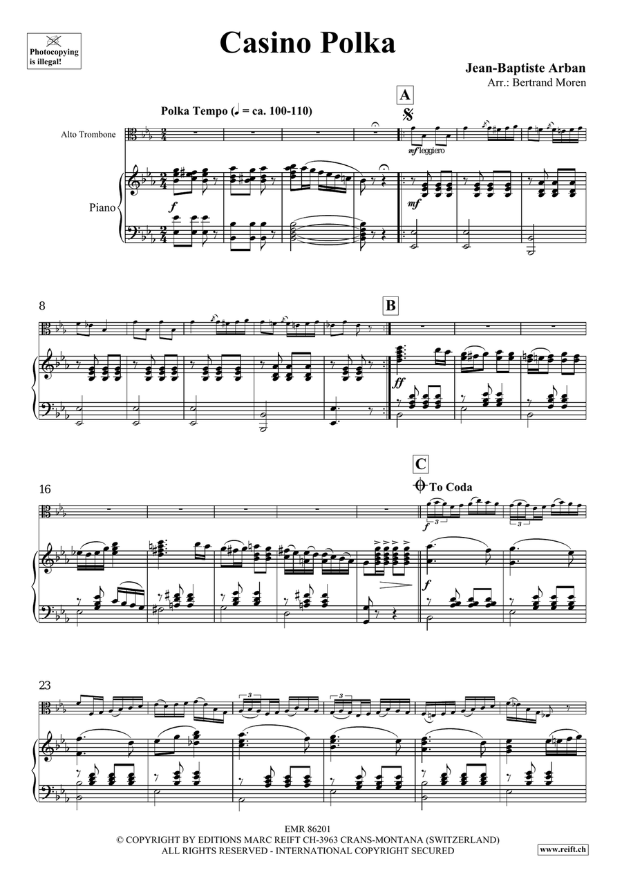 Casino Polka Casino Polka Piano Accompaniment scores gallery preview page 4