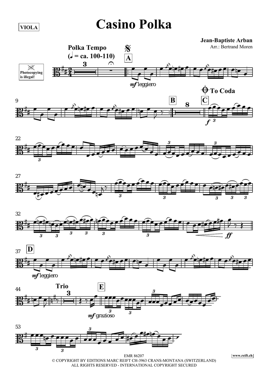 Casino Polka Casino Polka Piano Accompaniment scores gallery preview page 3