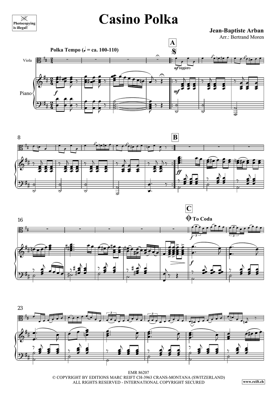 Casino Polka Casino Polka Piano Accompaniment scores gallery preview page 4