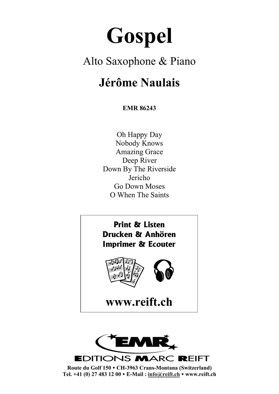 Gospel Gospel Alto Saxophone scores gallery preview page 2