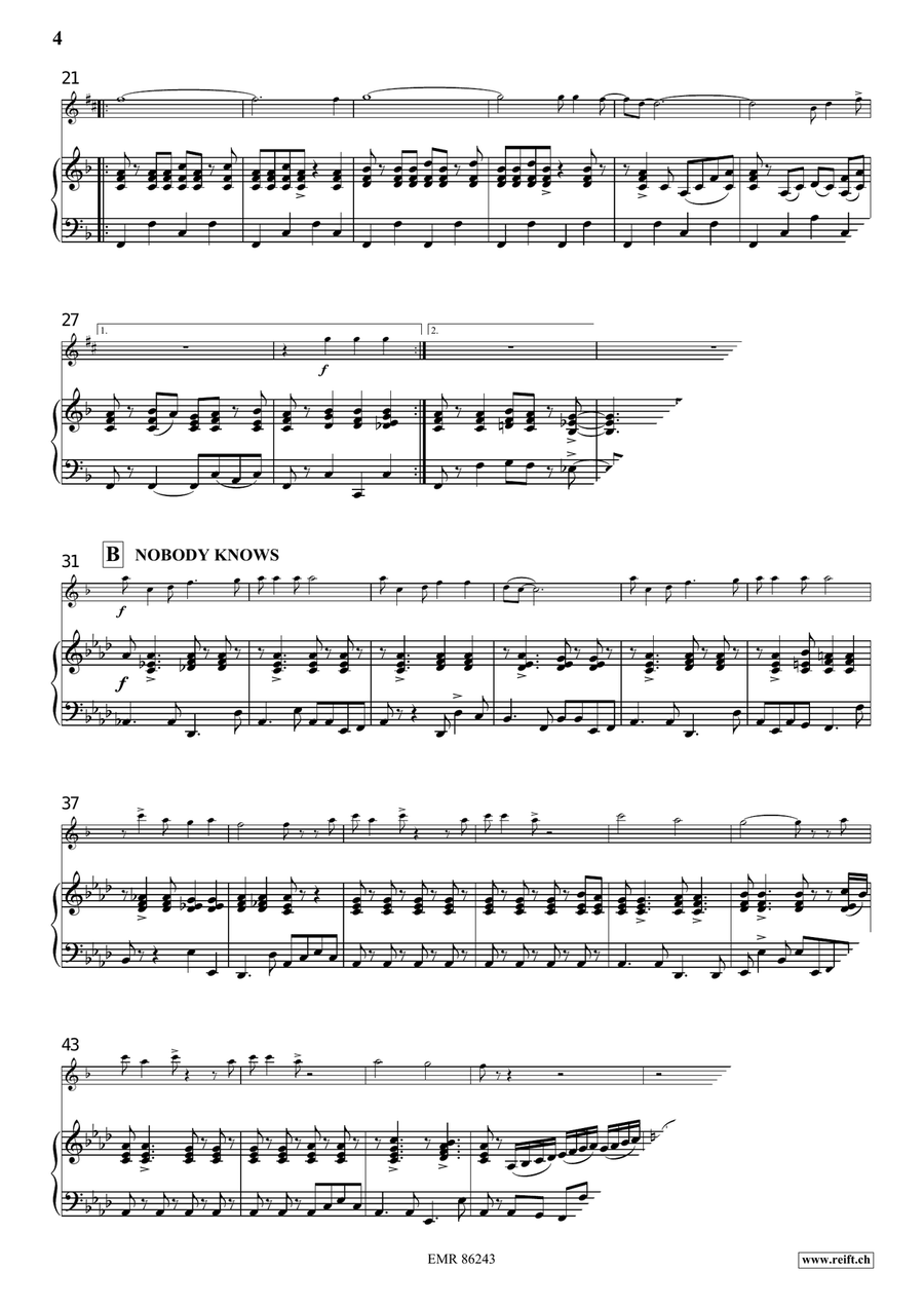 Gospel Gospel Alto Saxophone scores gallery preview page 6