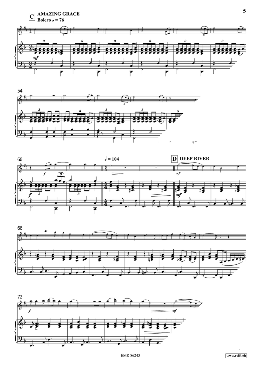 Gospel Gospel Alto Saxophone scores gallery preview page 7