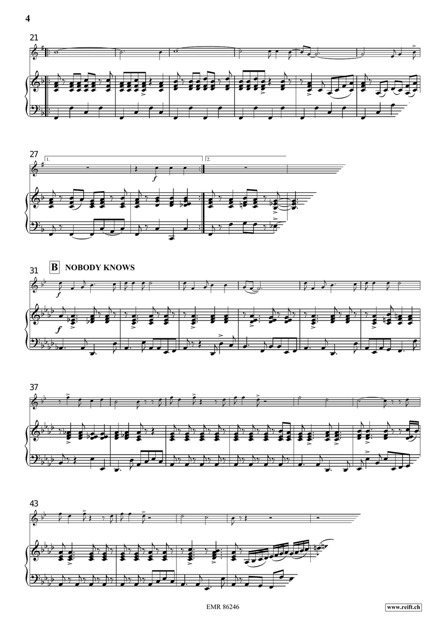 Gospel Gospel Euphonium scores gallery preview page 6