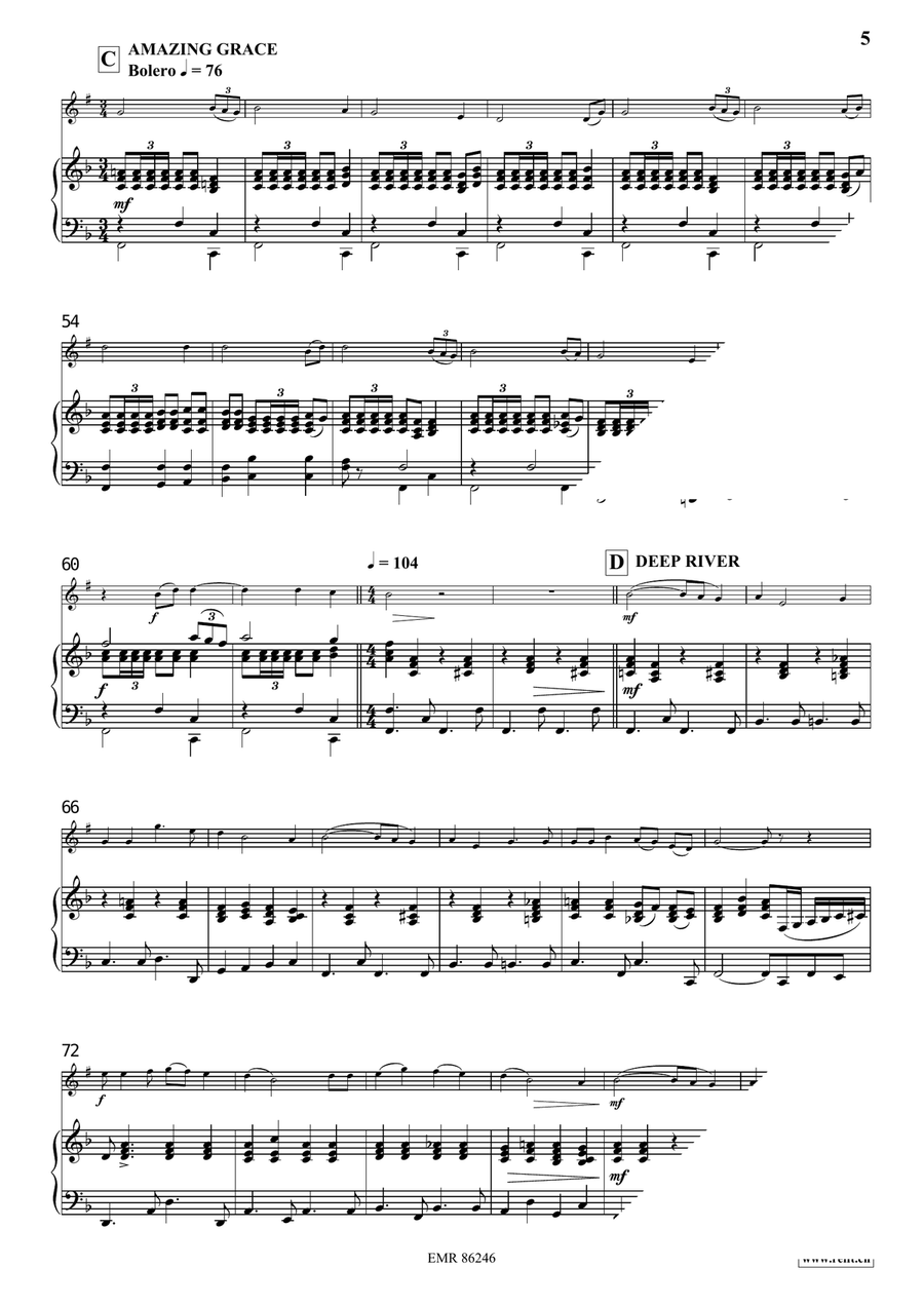 Gospel Gospel Euphonium scores gallery preview page 7
