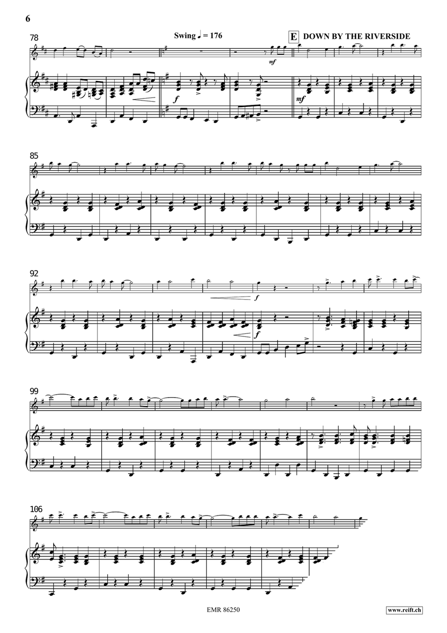 Gospel Gospel Flute Solo scores gallery preview page 8
