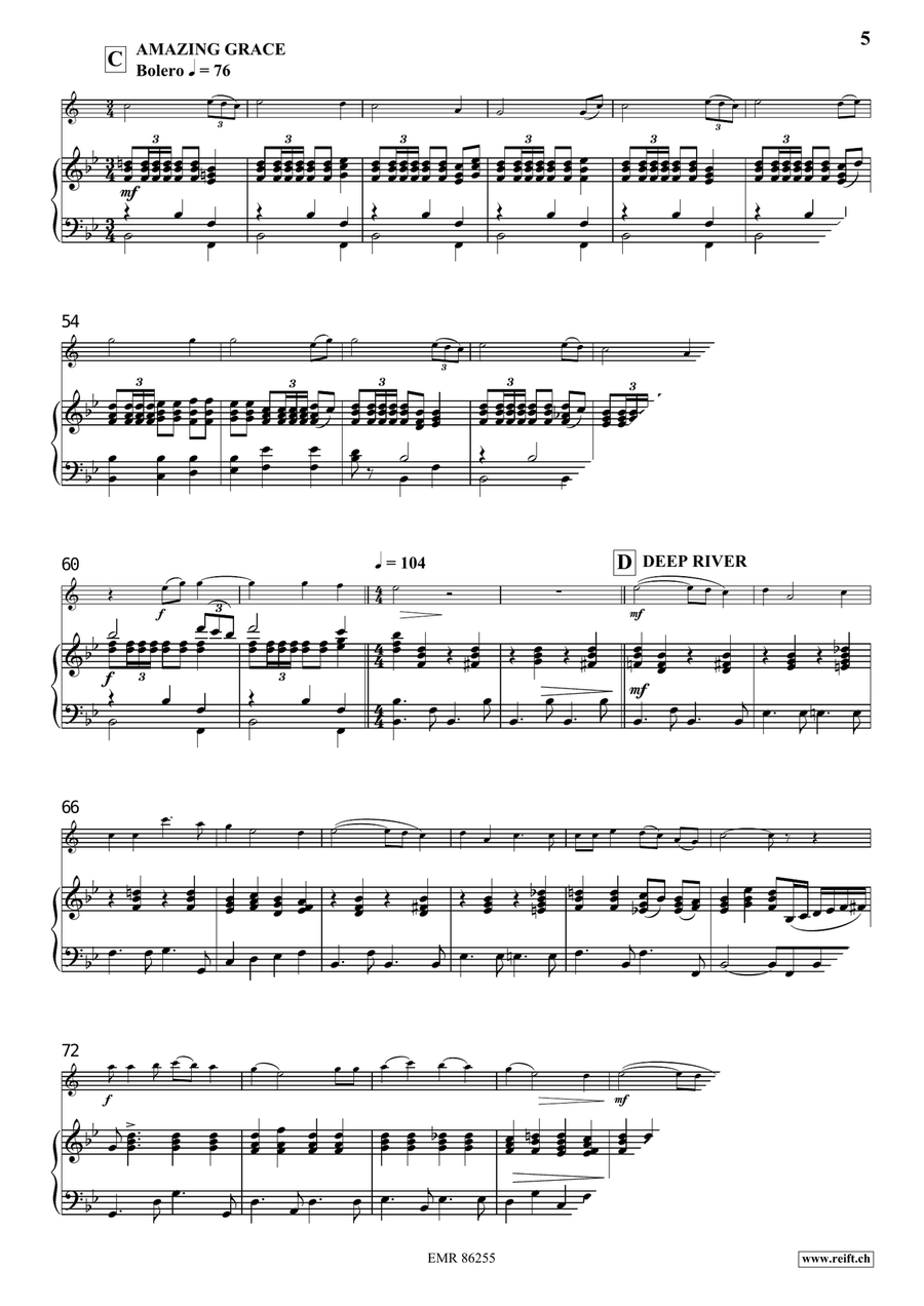 Gospel Gospel Soprano Saxophone scores gallery preview page 7