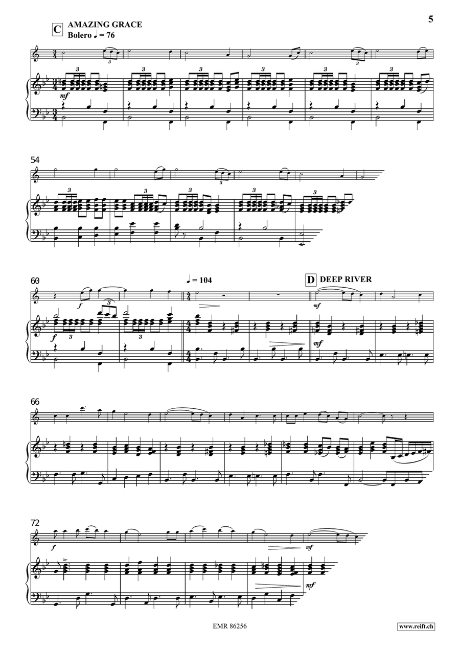 Gospel Gospel Tenor Saxophone scores gallery preview page 7