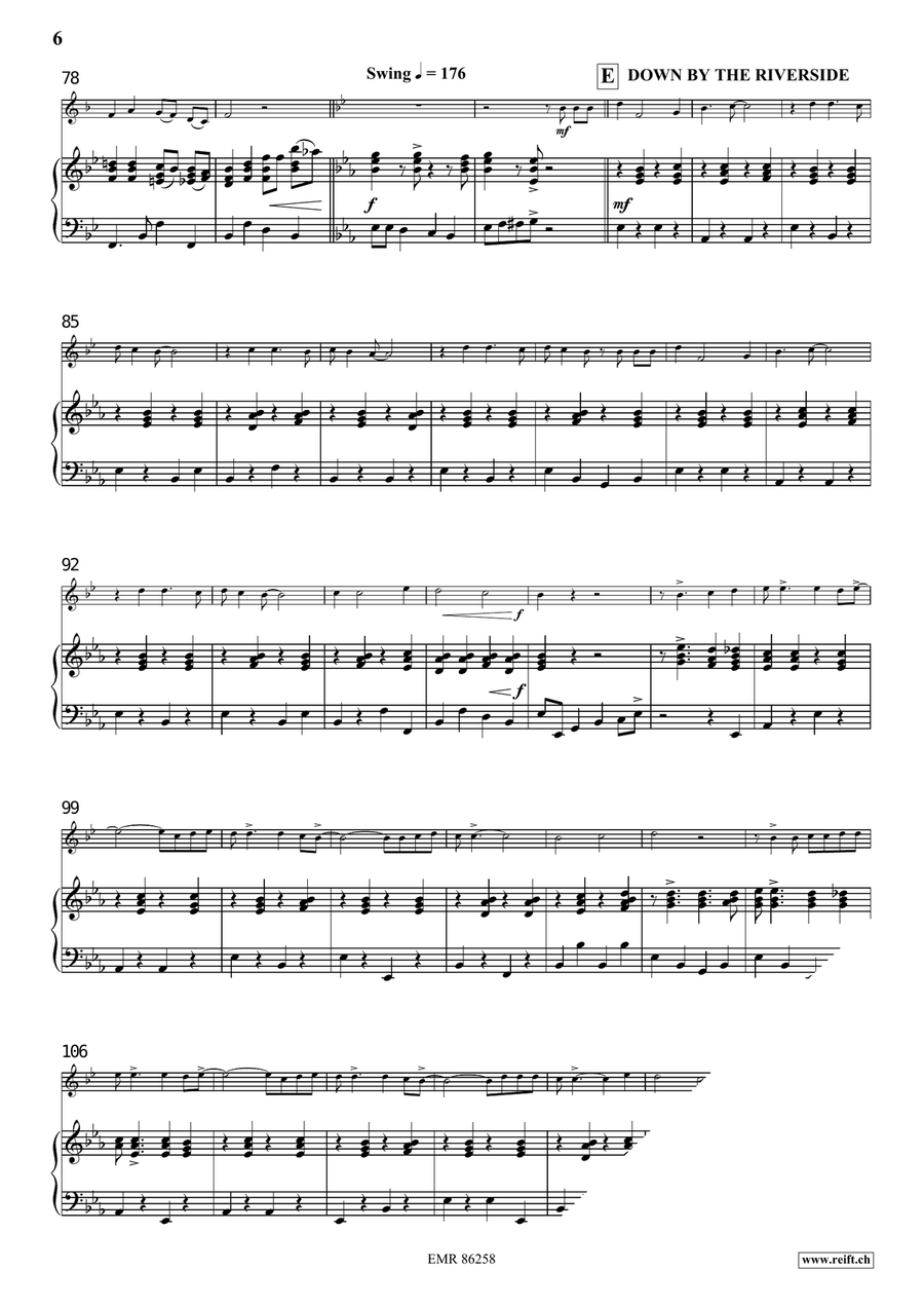 Gospel Gospel Horn scores gallery preview page 8