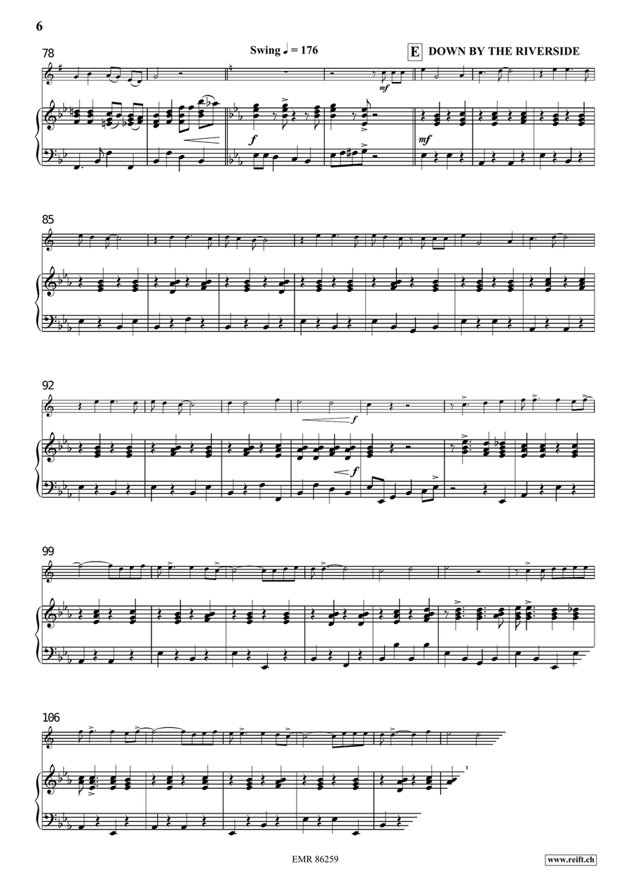 Gospel Gospel Horn scores gallery preview page 8