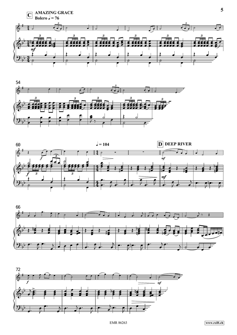Gospel Gospel Voice Solo scores gallery preview page 7