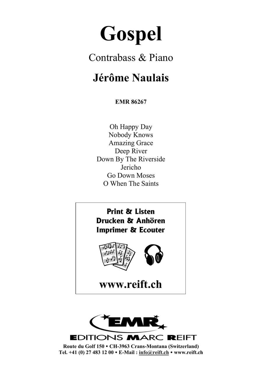 Gospel Gospel Double Bass scores gallery preview page 2