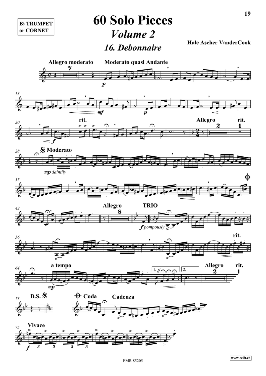 60 Solo Pieces Volume 2 60 Solo Pieces Volume 2 Cornet scores gallery preview page 4
