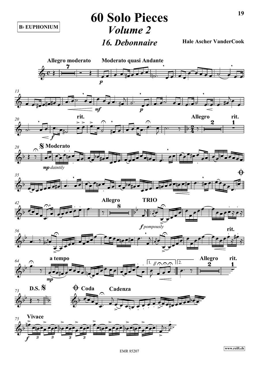 60 Solo Pieces Volume 2 60 Solo Pieces Volume 2 Euphonium scores gallery preview page 4