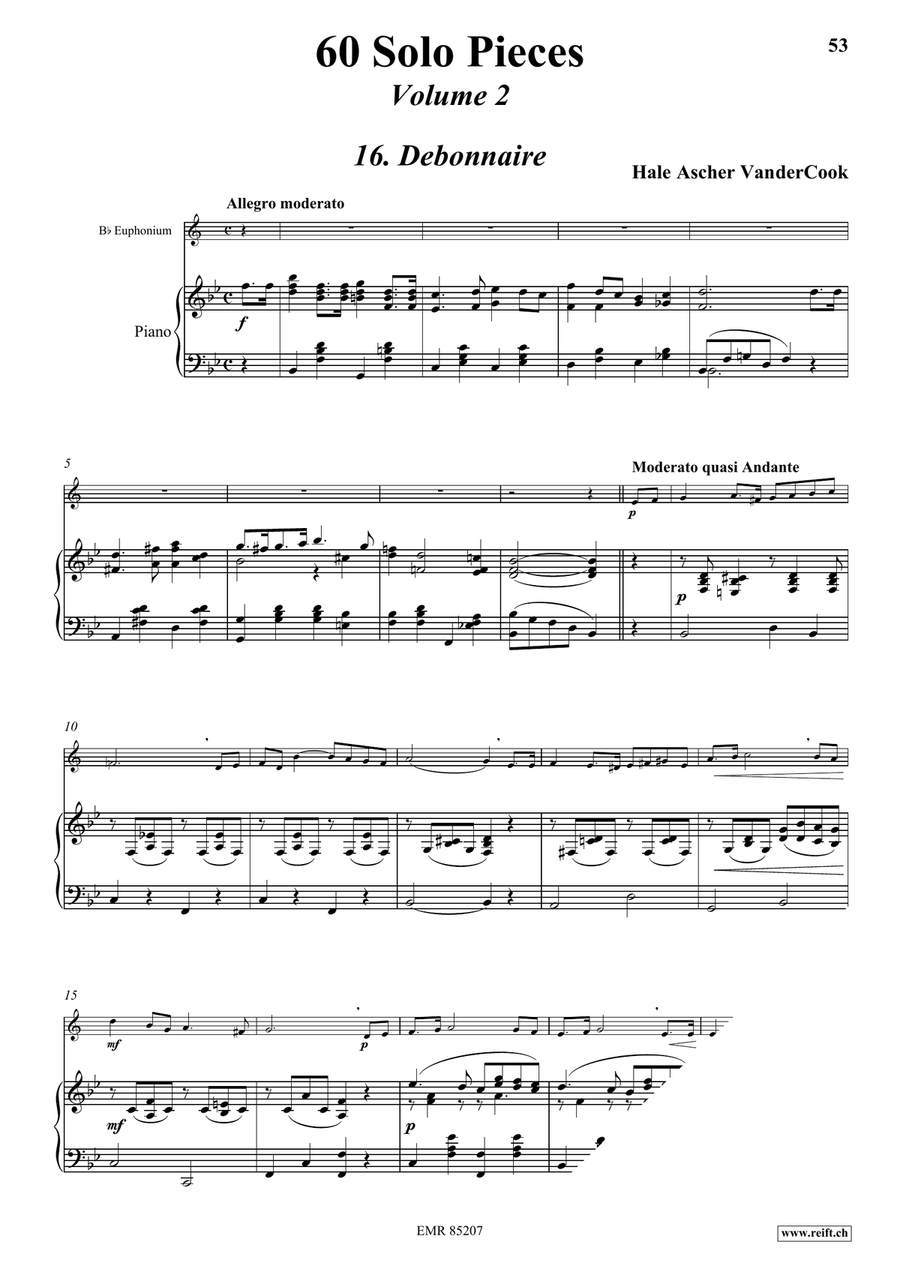 60 Solo Pieces Volume 2 60 Solo Pieces Volume 2 Euphonium scores gallery preview page 5