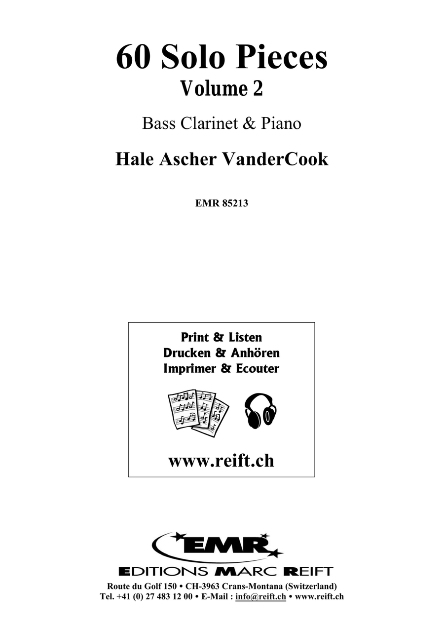 60 Solo Pieces Volume 2 60 Solo Pieces Volume 2 Bass Clarinet scores gallery preview page 2