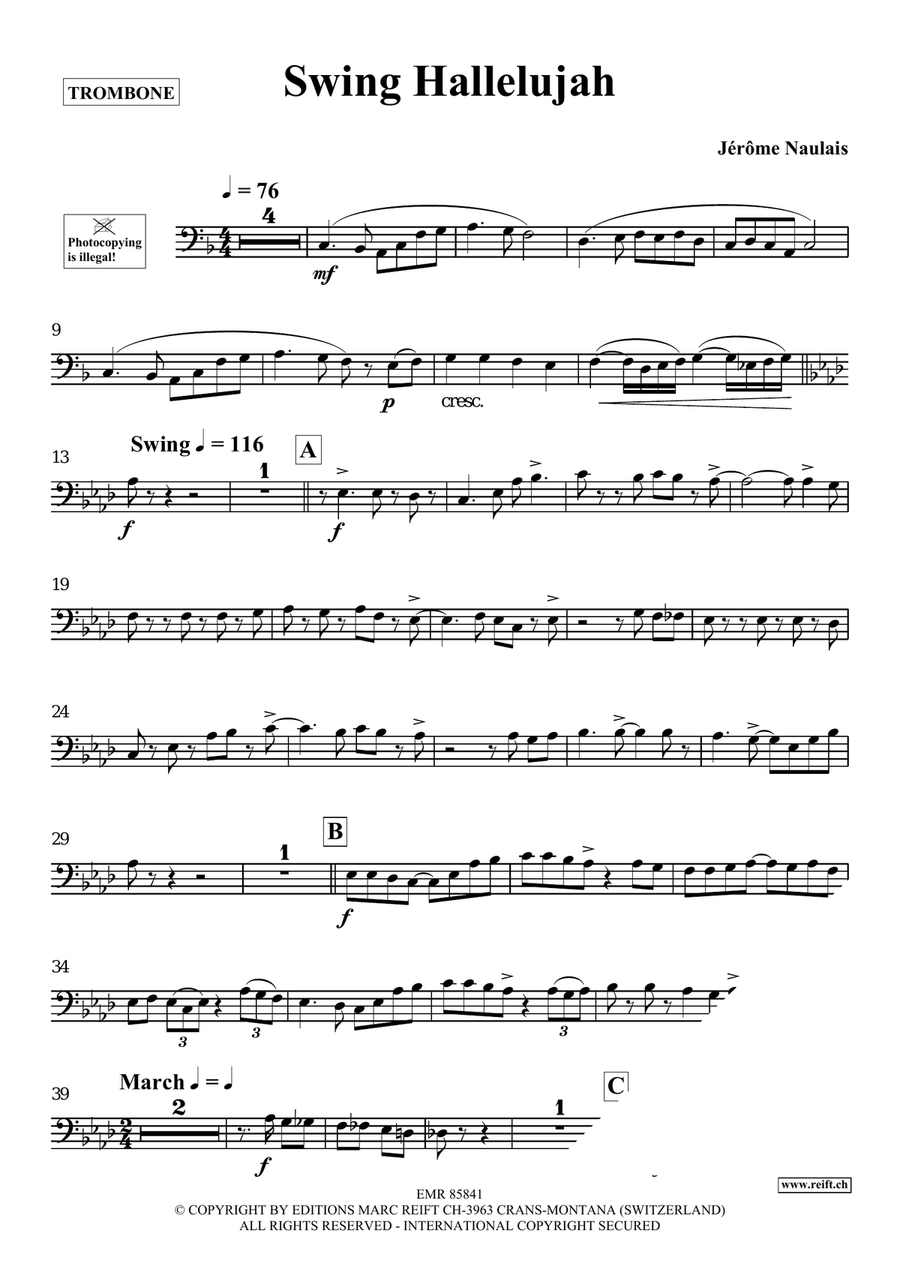 Swing Hallelujah Swing Hallelujah Piano Accompaniment scores gallery preview page 4