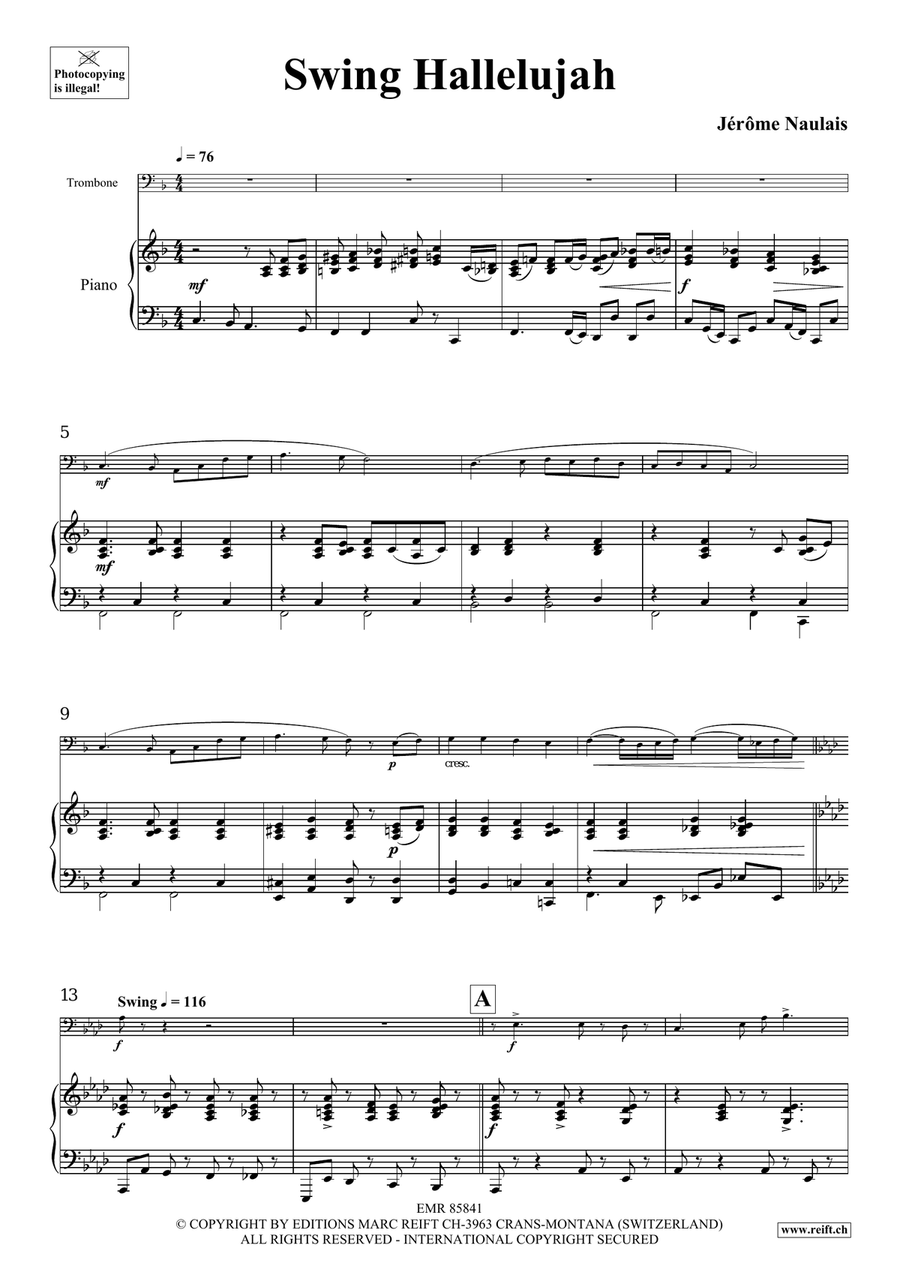 Swing Hallelujah Swing Hallelujah Piano Accompaniment scores gallery preview page 5