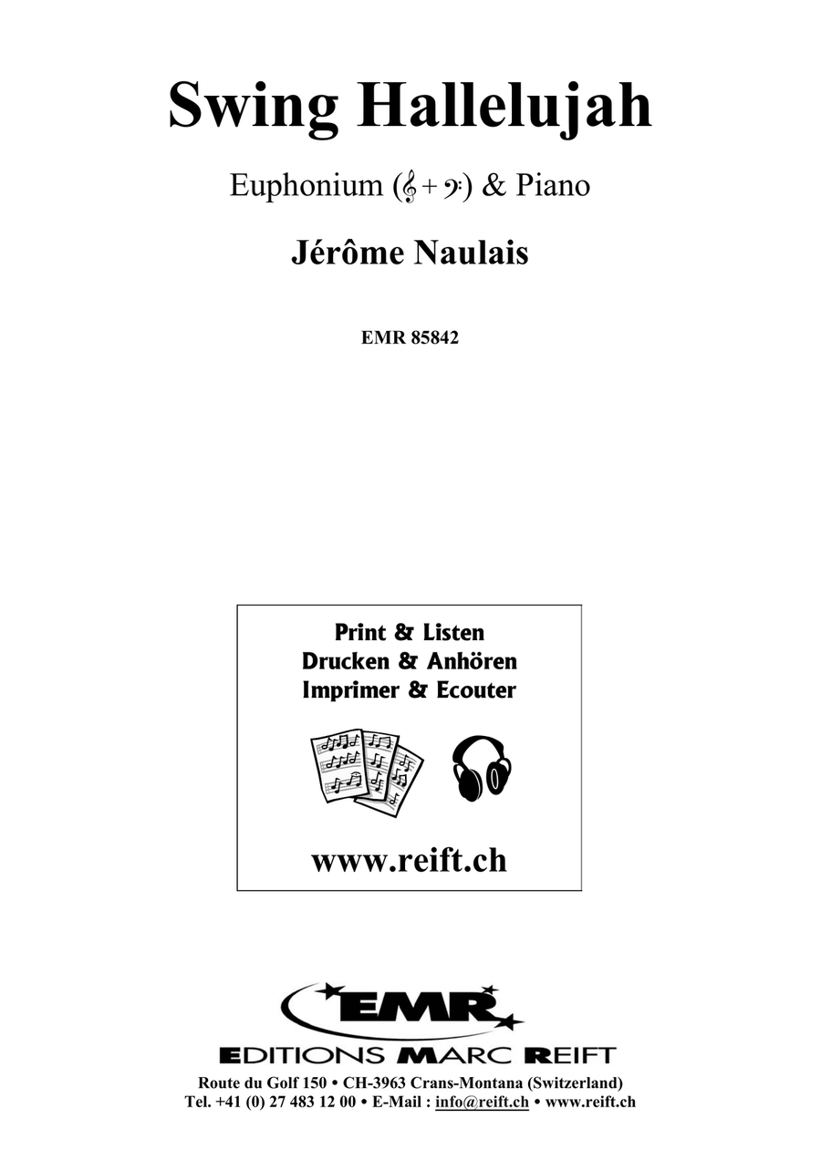 Swing Hallelujah Swing Hallelujah Euphonium scores gallery preview page 2