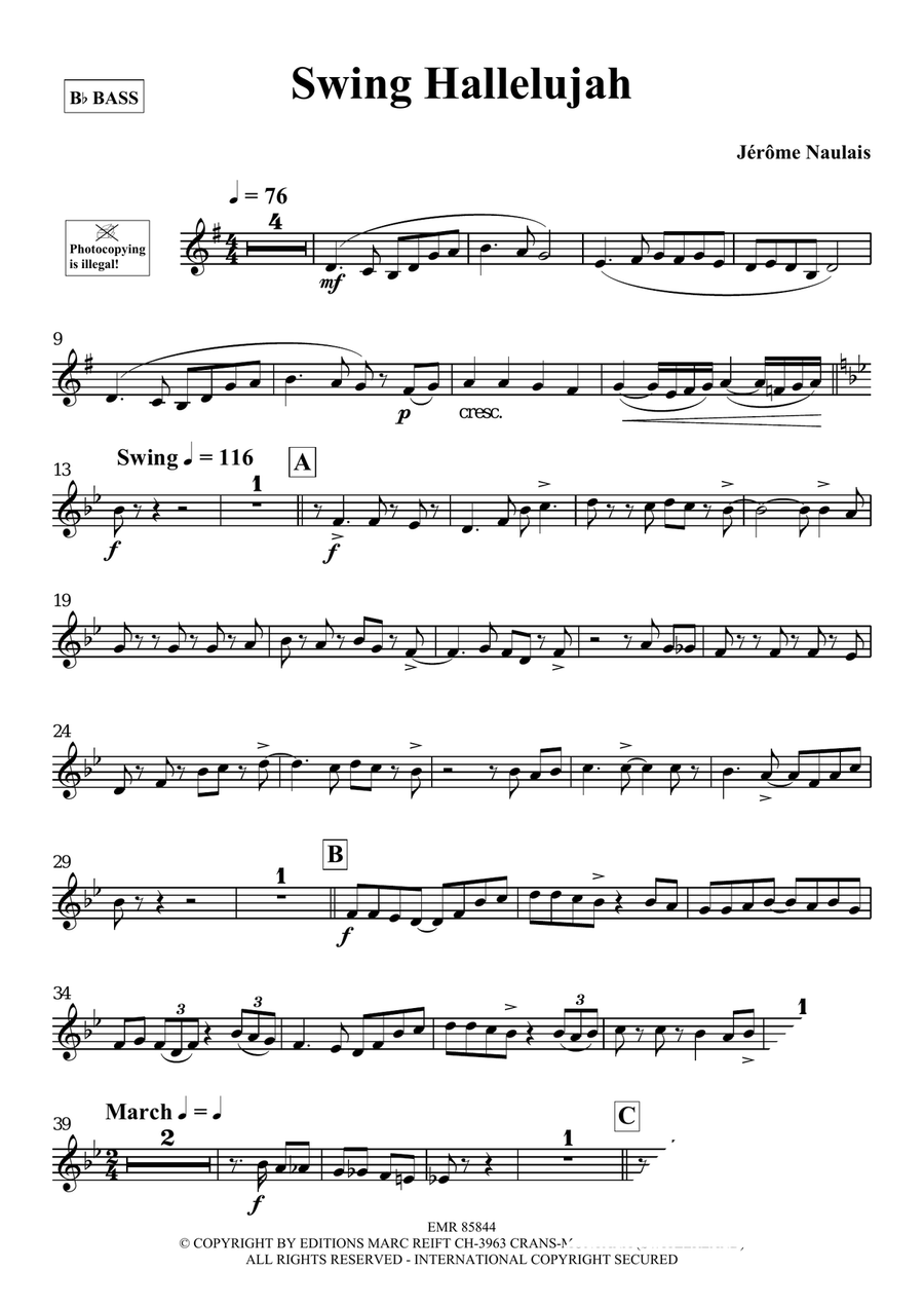 Swing Hallelujah Swing Hallelujah Voice Solo scores gallery preview page 4