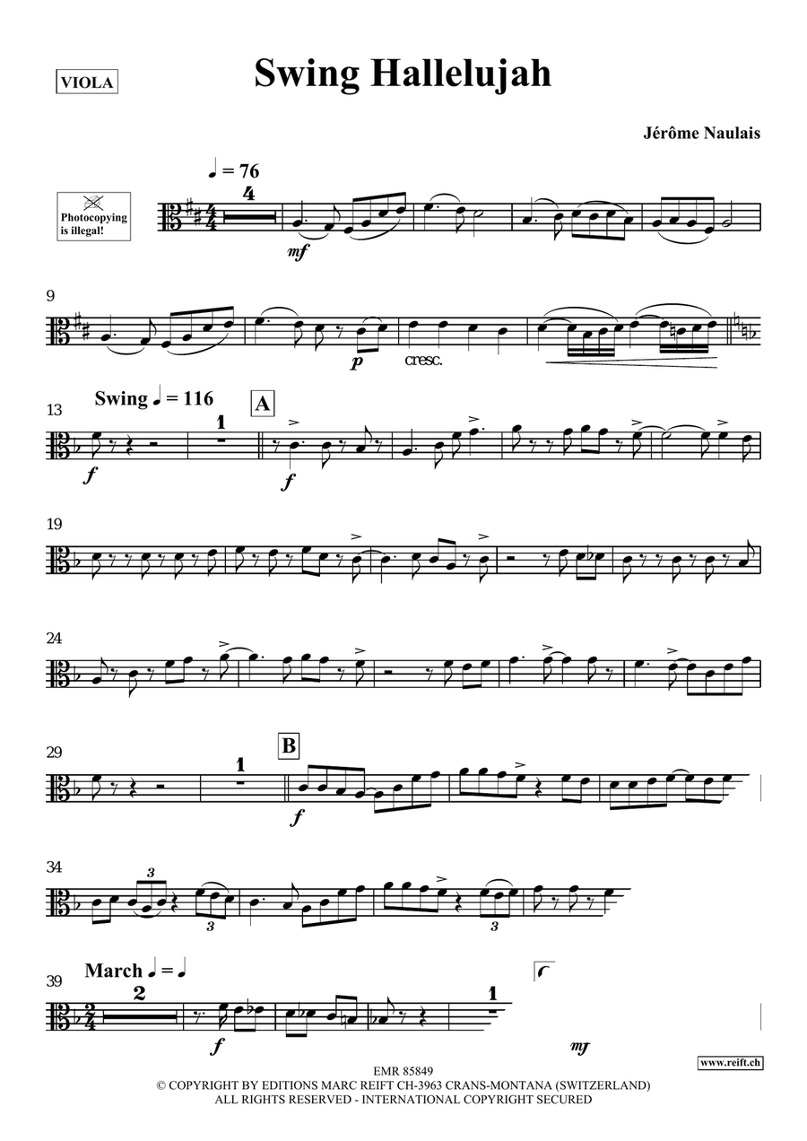 Swing Hallelujah Swing Hallelujah Piano Accompaniment scores gallery preview page 4