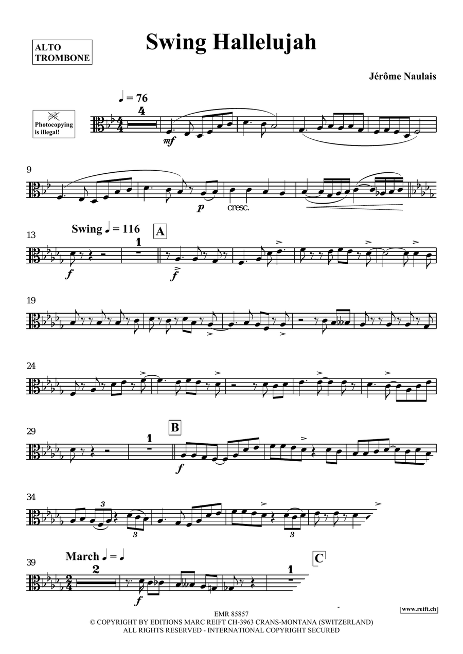 Swing Hallelujah Swing Hallelujah Piano Accompaniment scores gallery preview page 4