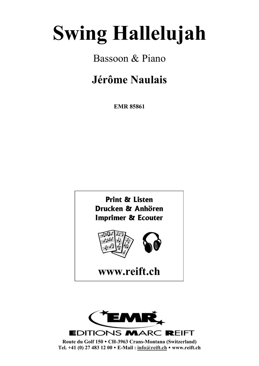Swing Hallelujah Swing Hallelujah Bassoon Solo scores gallery preview page 2