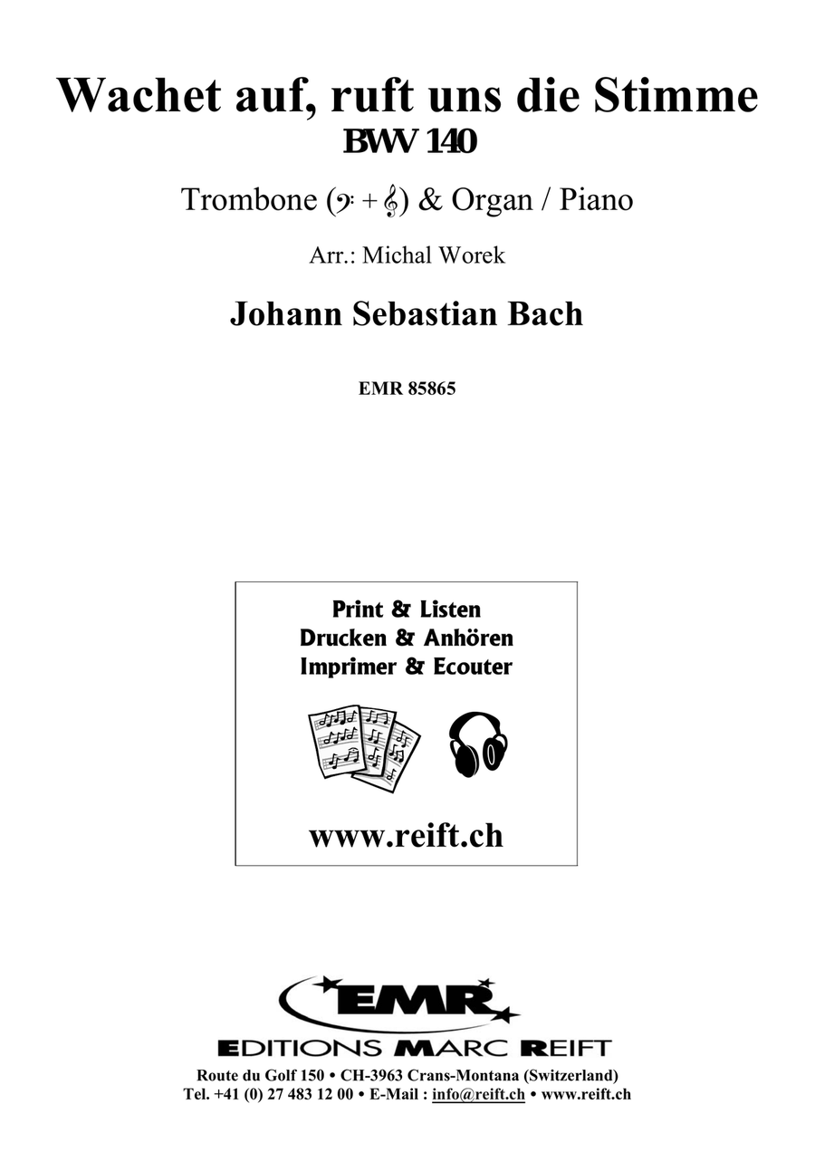 Wachet auf, ruft uns die Stimme Organ scores gallery preview page 2