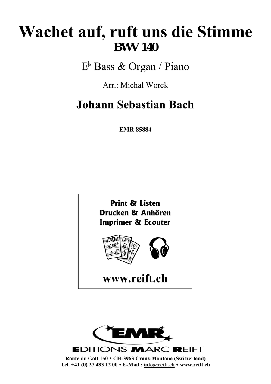 Wachet auf, ruft uns die Stimme Organ scores gallery preview page 2