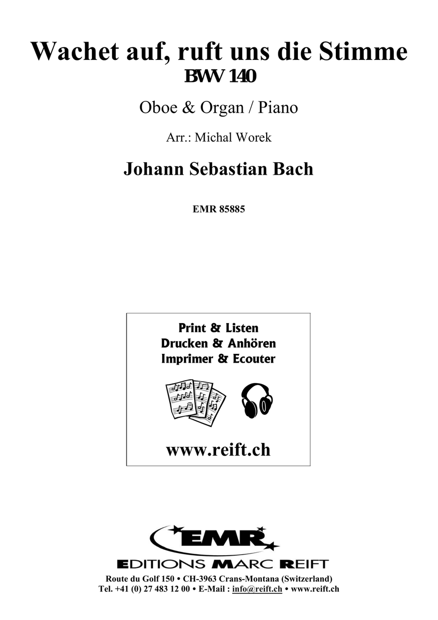 Wachet auf, ruft uns die Stimme Organ scores gallery preview page 2