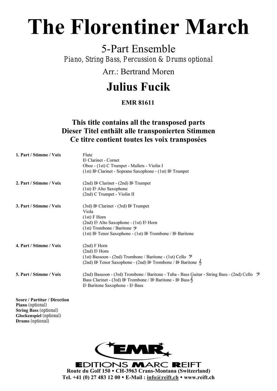 The Florentiner March The Florentiner March Score scores gallery preview page 2