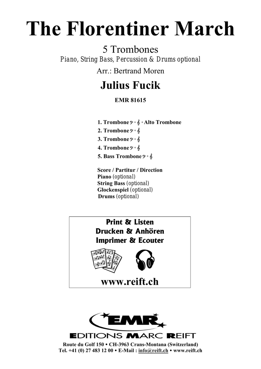 The Florentiner March The Florentiner March Trombone scores gallery preview page 2