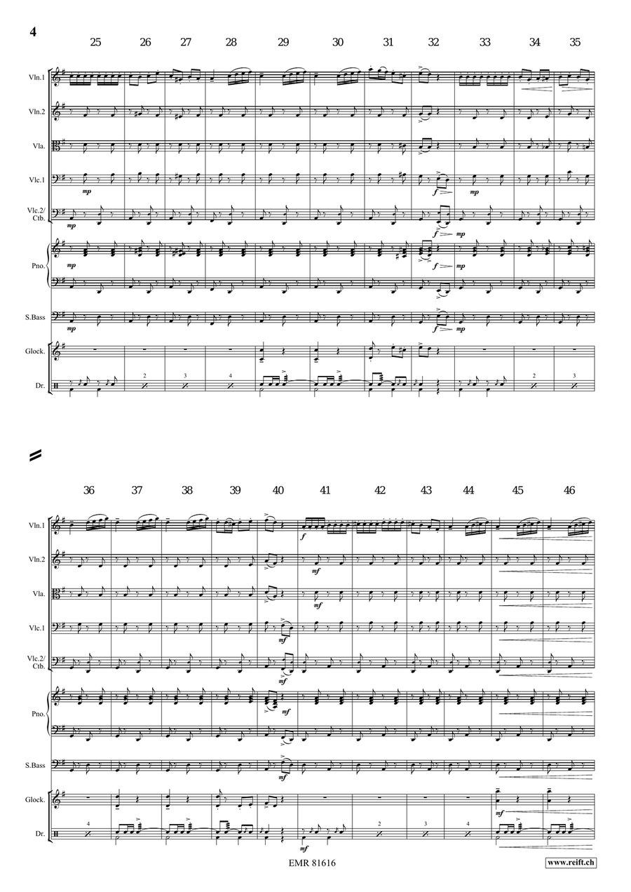 The Florentiner March The Florentiner March String Quintet scores gallery preview page 4