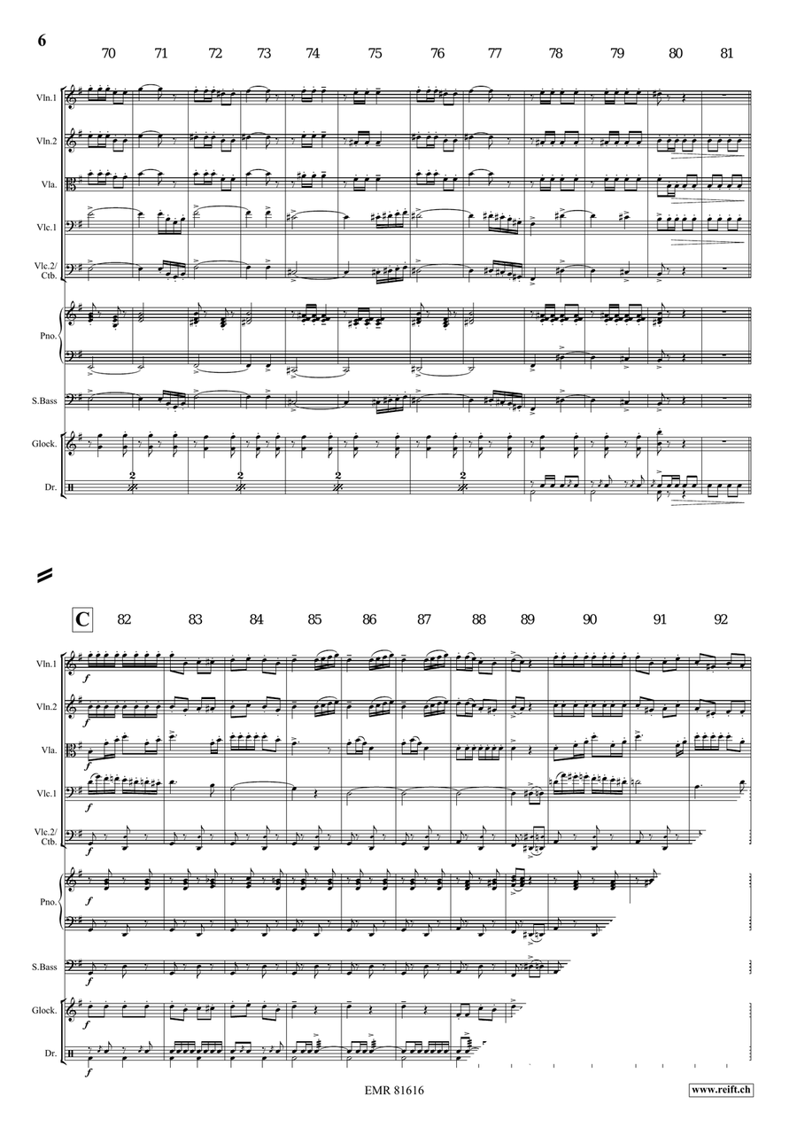 The Florentiner March The Florentiner March String Quintet scores gallery preview page 6
