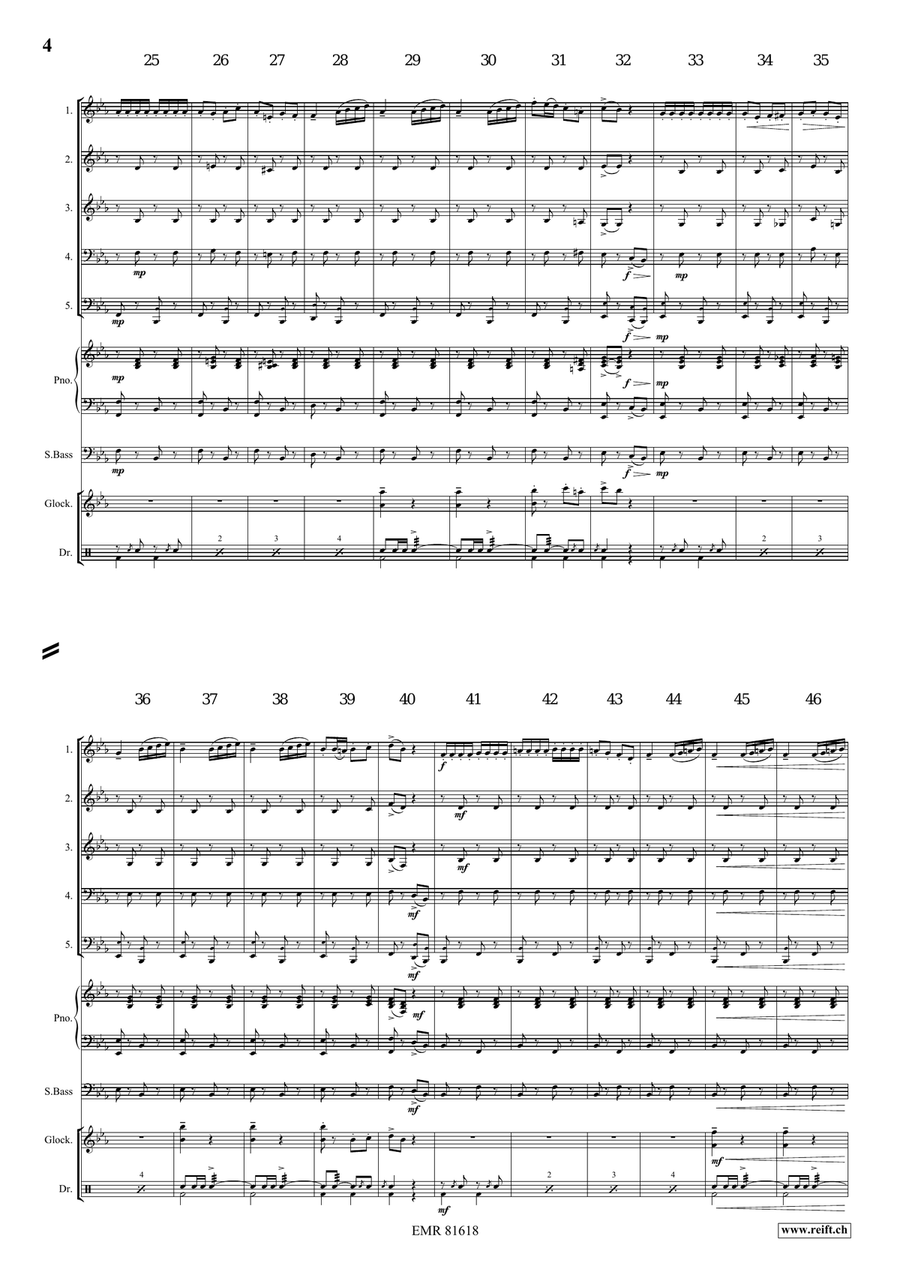 The Florentiner March The Florentiner March Woodwind Quintet scores gallery preview page 4