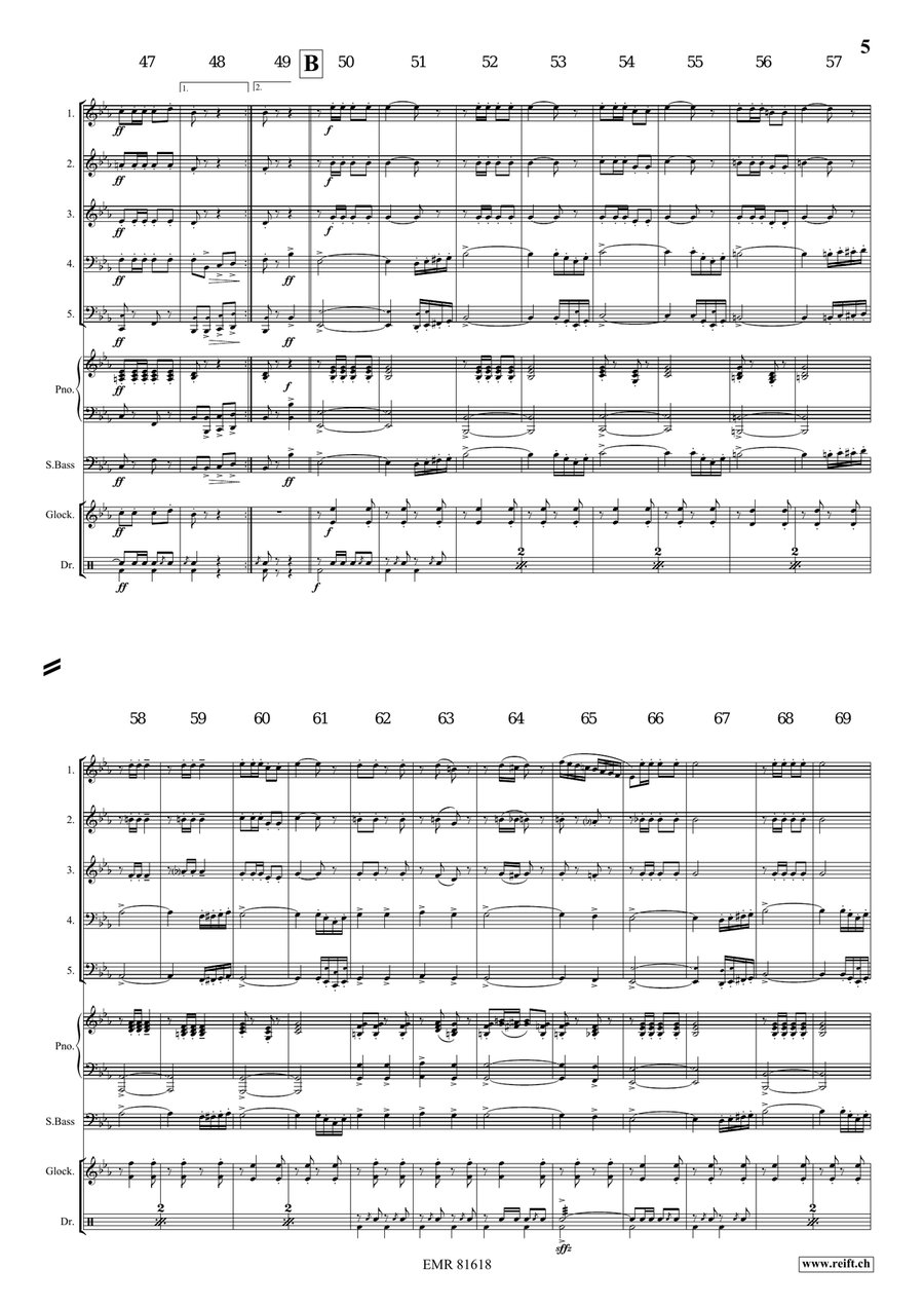 The Florentiner March The Florentiner March Woodwind Quintet scores gallery preview page 5