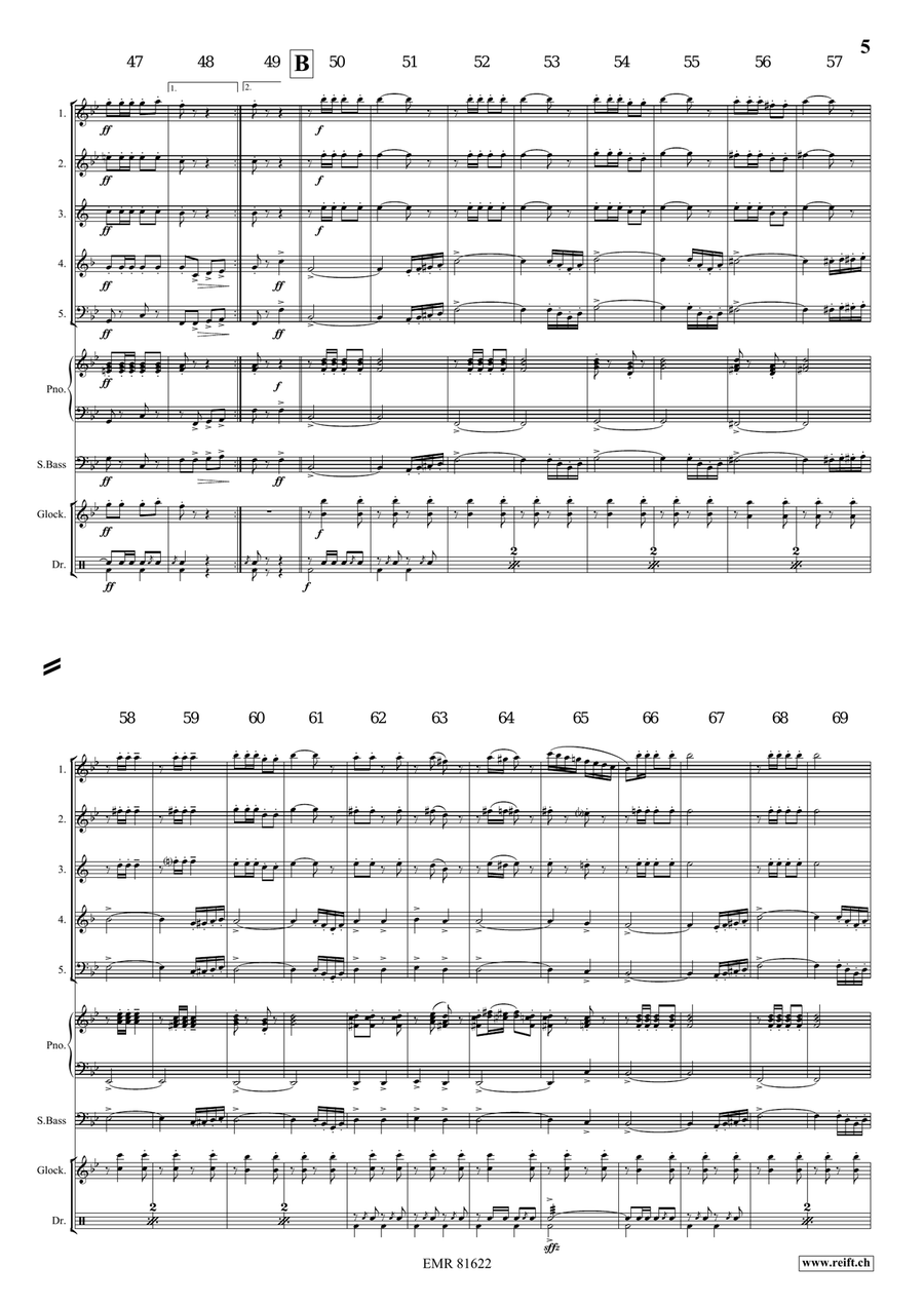 The Florentiner March The Florentiner March Woodwind Quintet scores gallery preview page 5