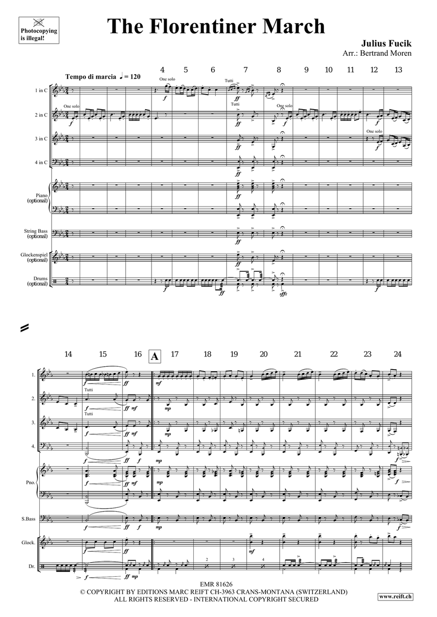 The Florentiner March The Florentiner March Score scores gallery preview page 3