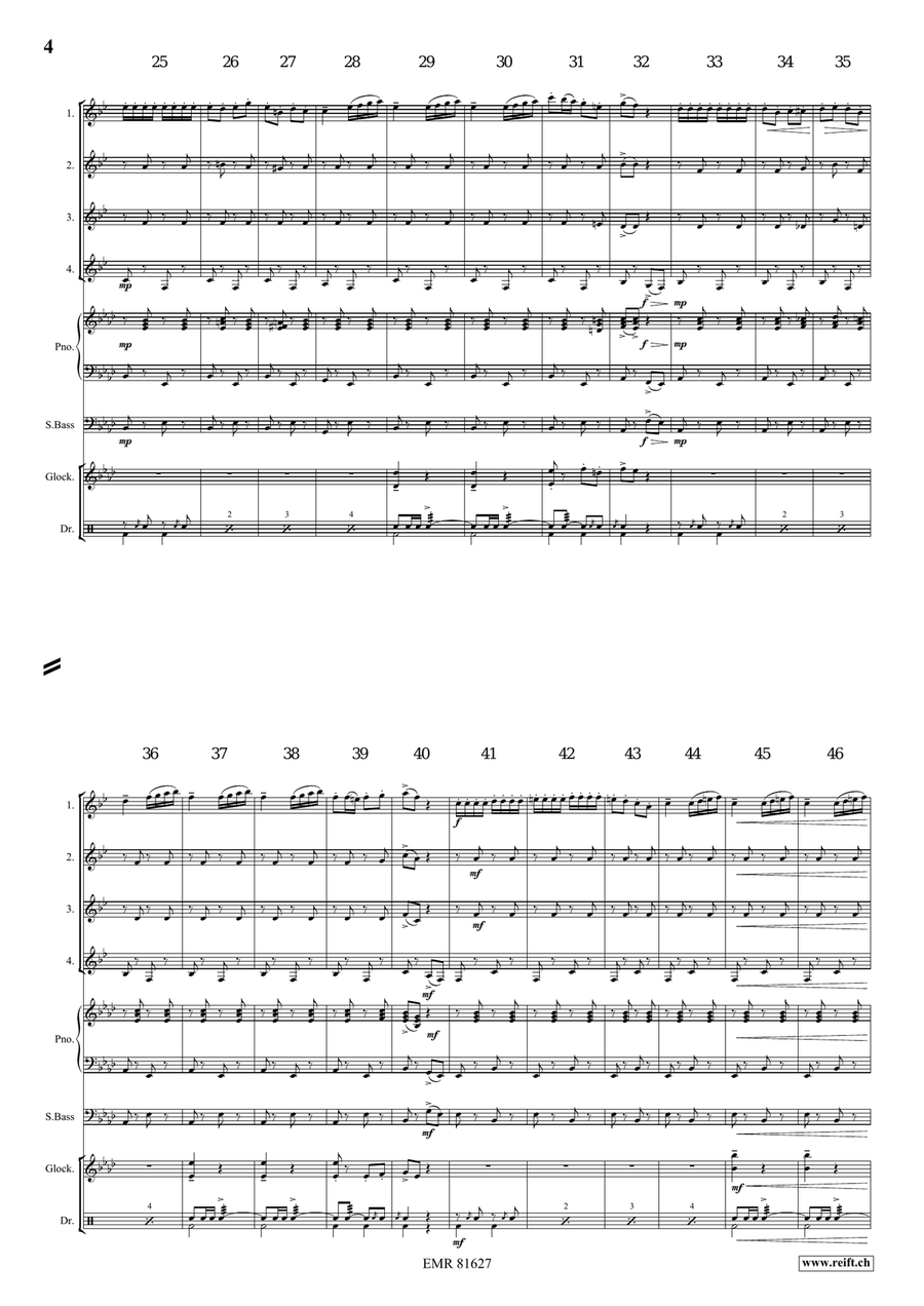 The Florentiner March The Florentiner March Clarinet Quartet scores gallery preview page 4